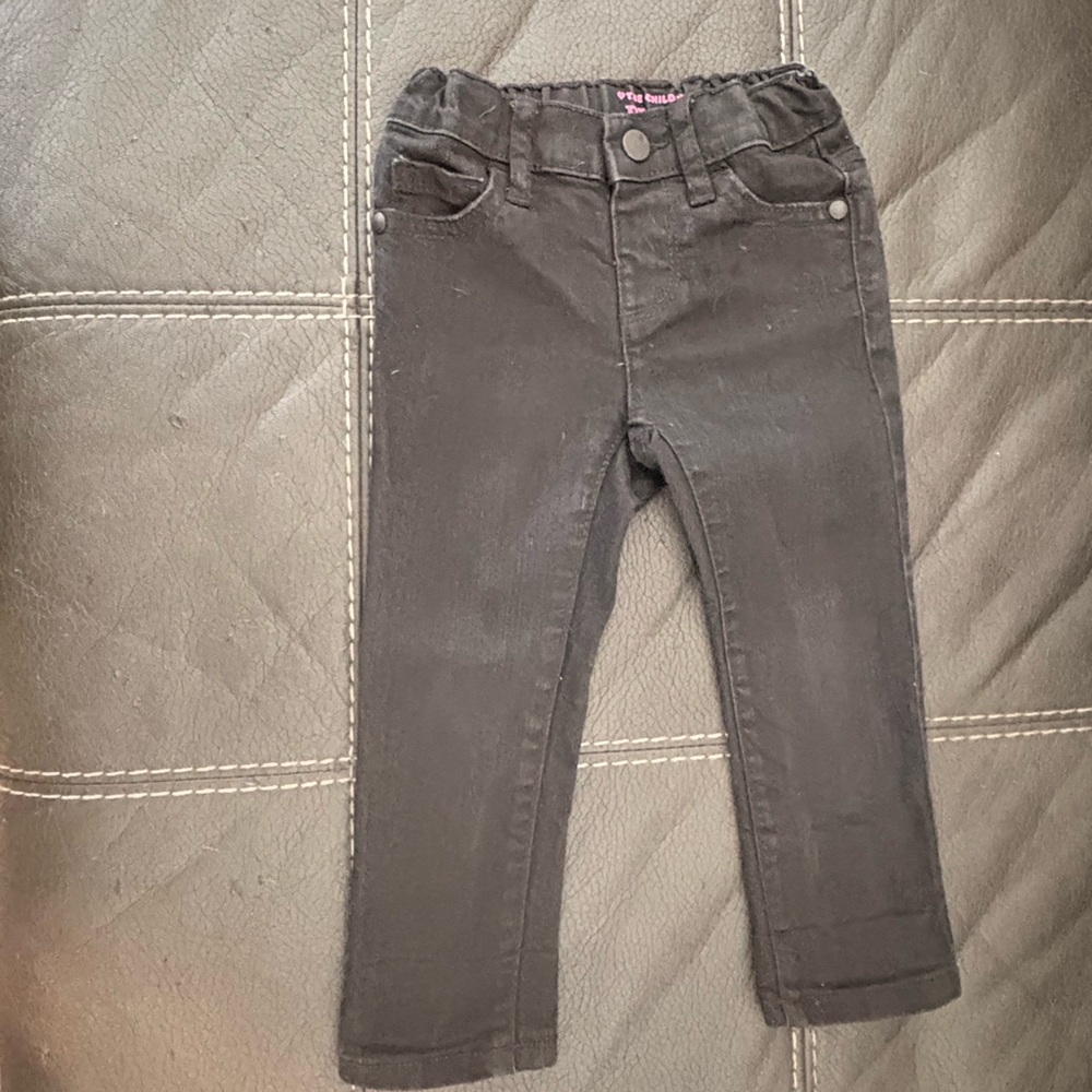 Children's Place Black Jeggings with Stretch